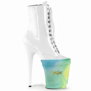 PLEASER POLE SHOE PROTECTORS RAINBOW VELVET