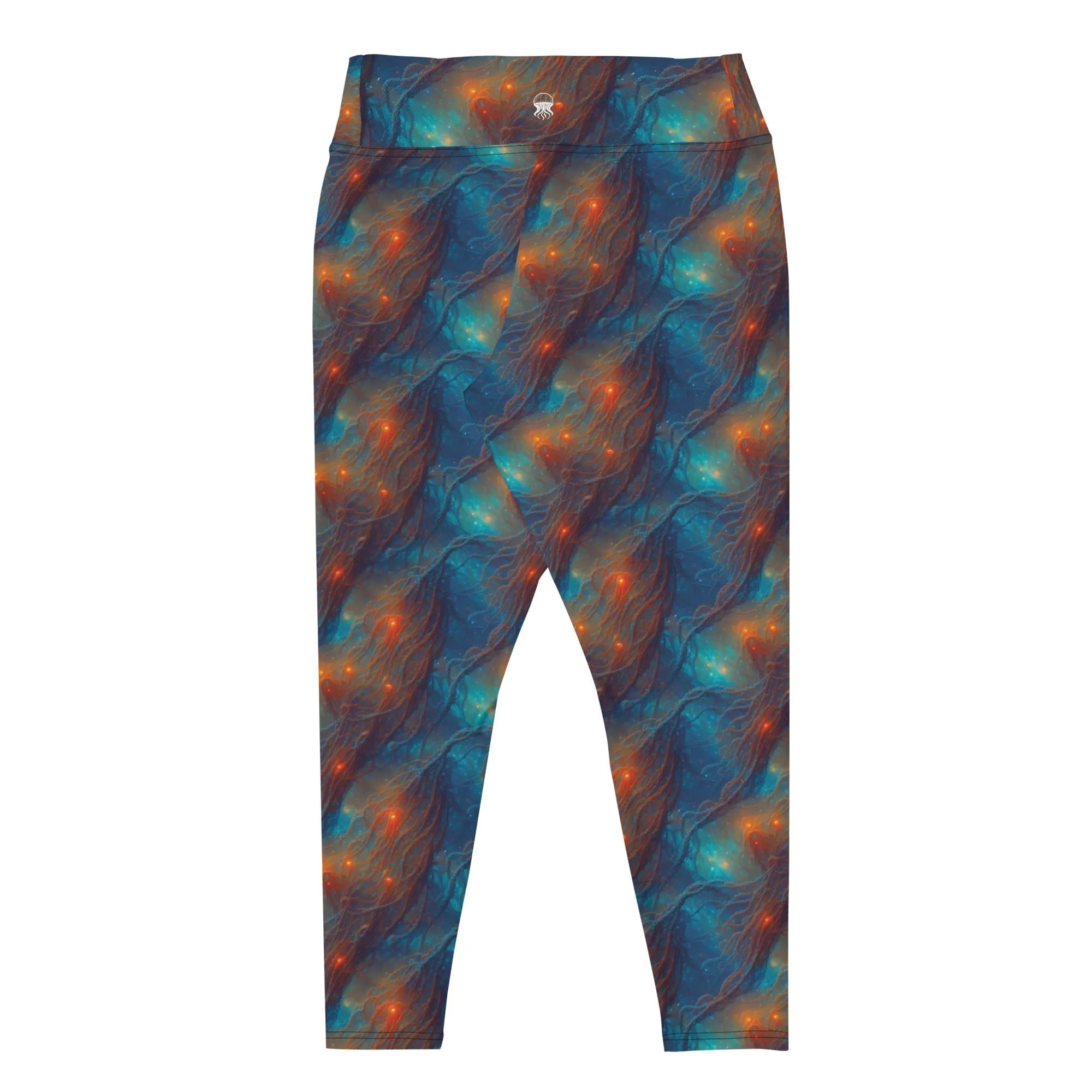 Plus Size Leggings - Nebular Nexus