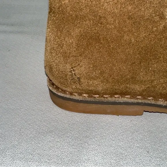 POLO Ralph Lauren Brown Suede Leather Lace-up Stitched Toddler 10 Chukka Booties