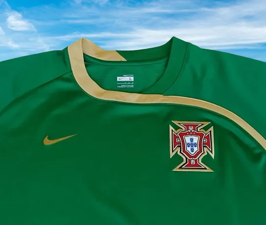 PORTUGAL 2008-2010 TRAINING JERSEY NIKE-FIT SHIRT CAMISETA LARGE # 268567-303
