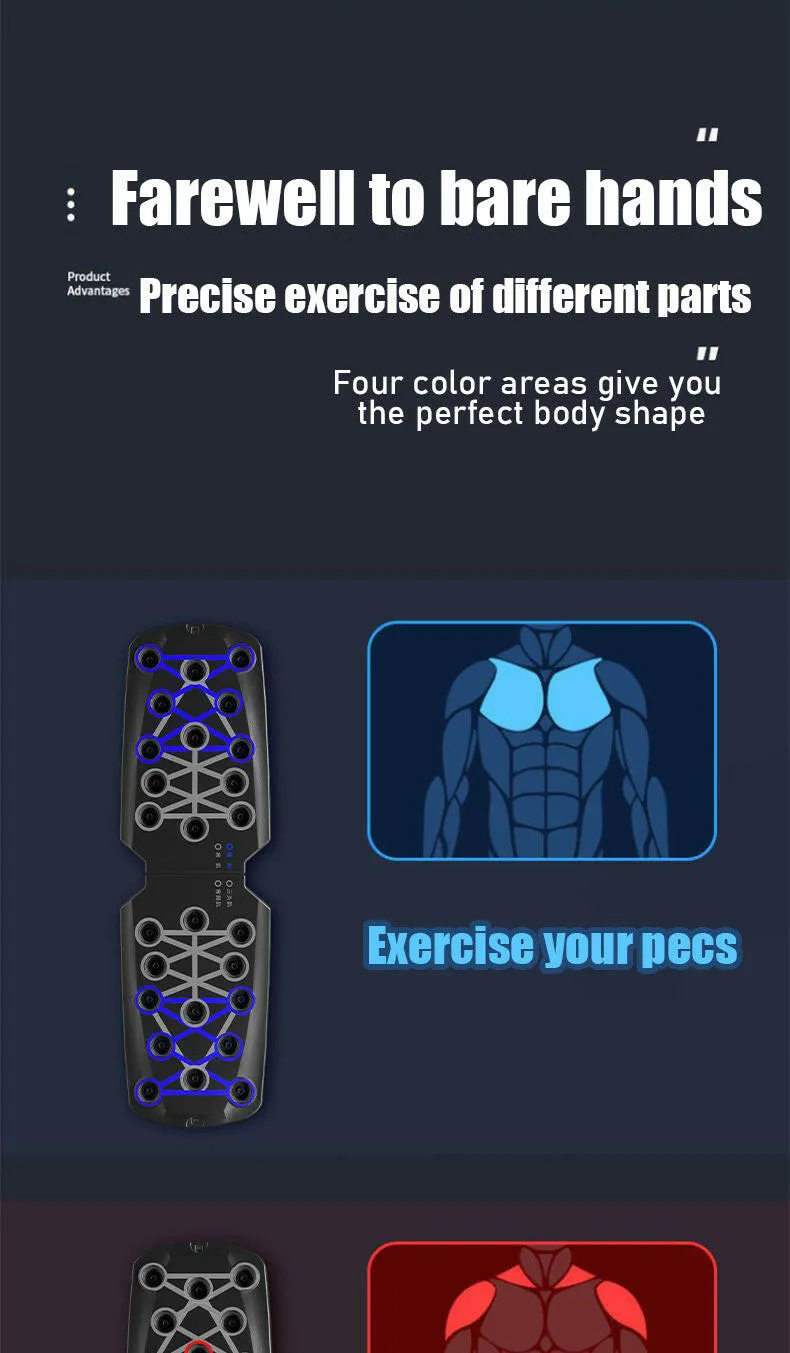 Pro Fit Push Up Training Board