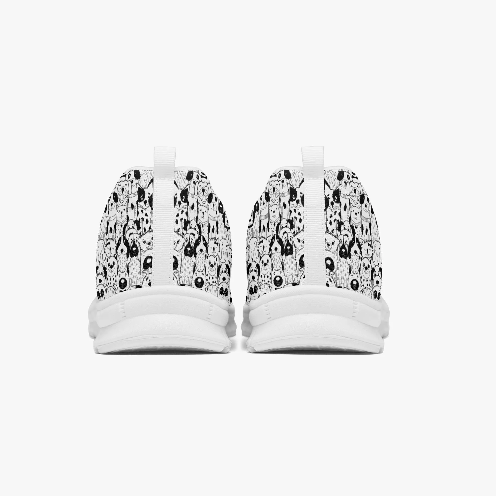 Puppy Dogs Printed Sneakers for Men Women, Running Shoes For Dog Lovers