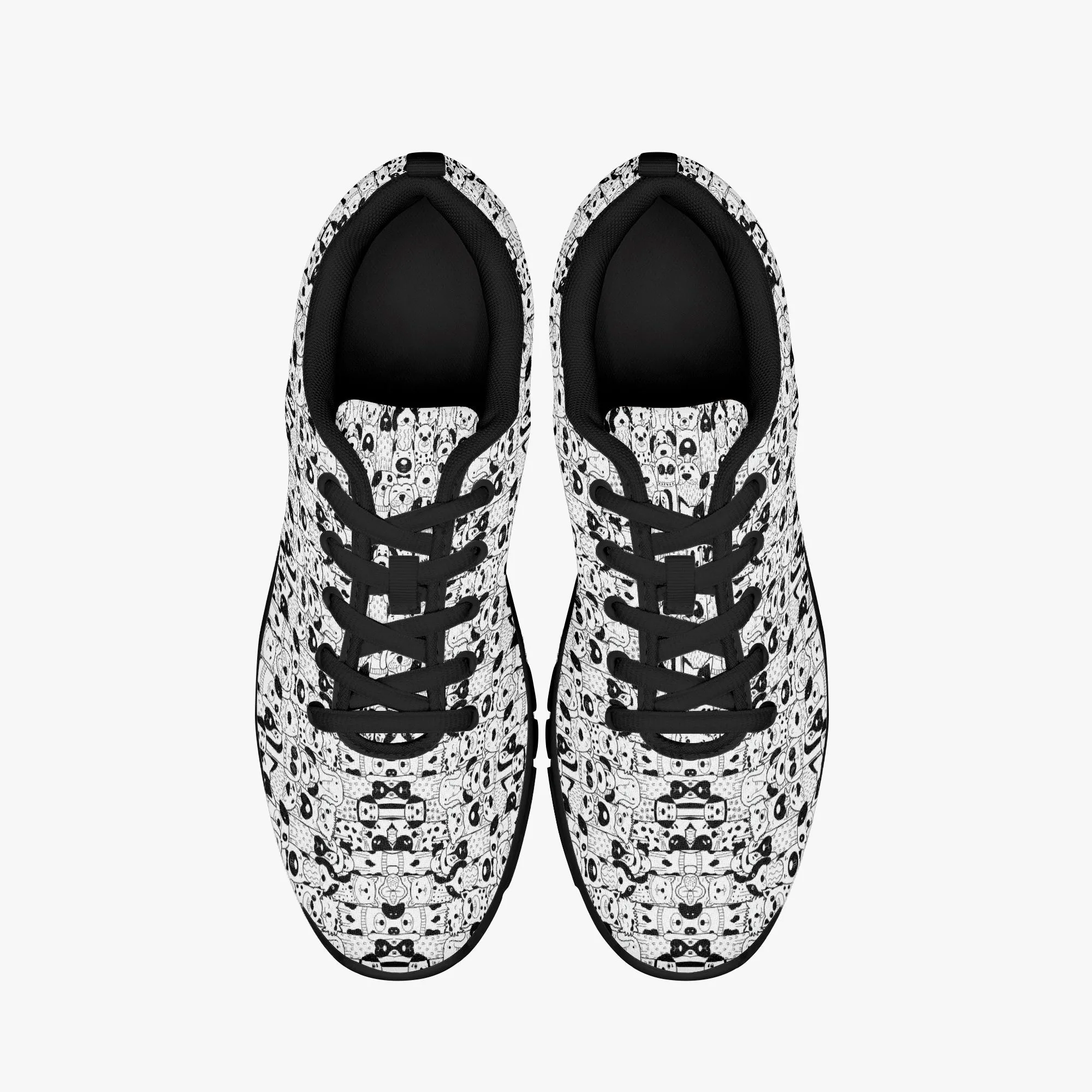 Puppy Dogs Printed Sneakers for Men Women, Running Shoes For Dog Lovers
