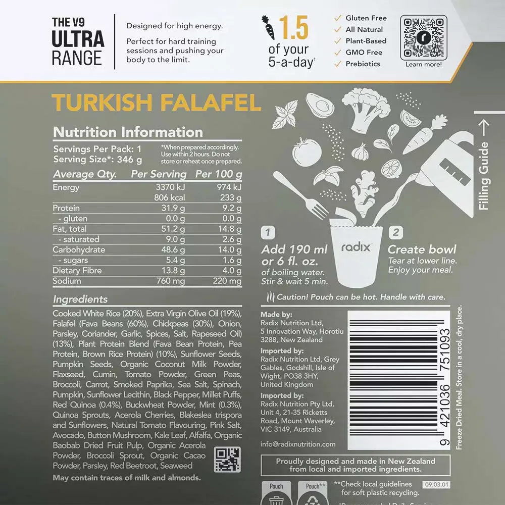 Radix Nutrition Ultra 800 Plant-Based