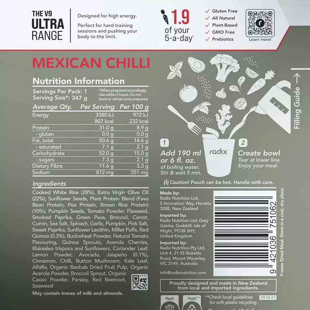 Radix Nutrition Ultra 800 Plant-Based