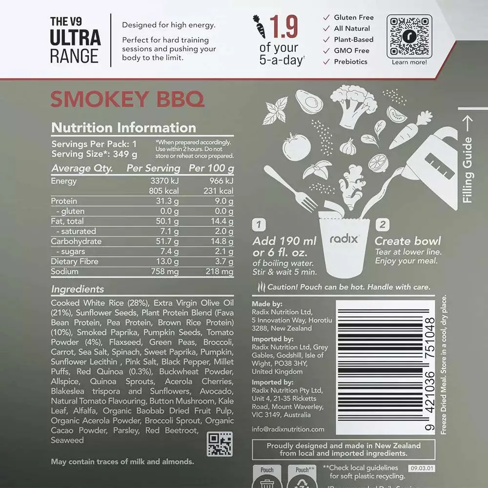 Radix Nutrition Ultra 800 Plant-Based