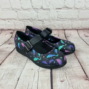 Rainbow Bats Mary Jane's Pumps