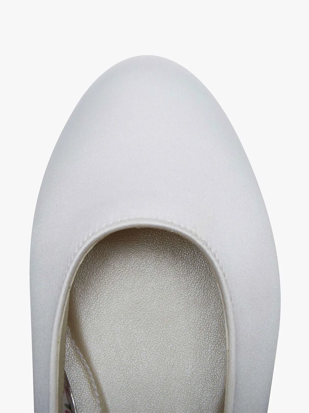 Rainbow Club Binx Shoes:- White Pump