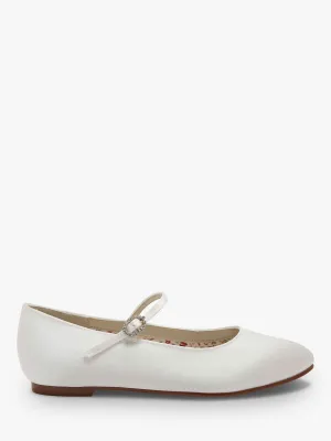 Rainbow Club Binx Shoes:- White Pump