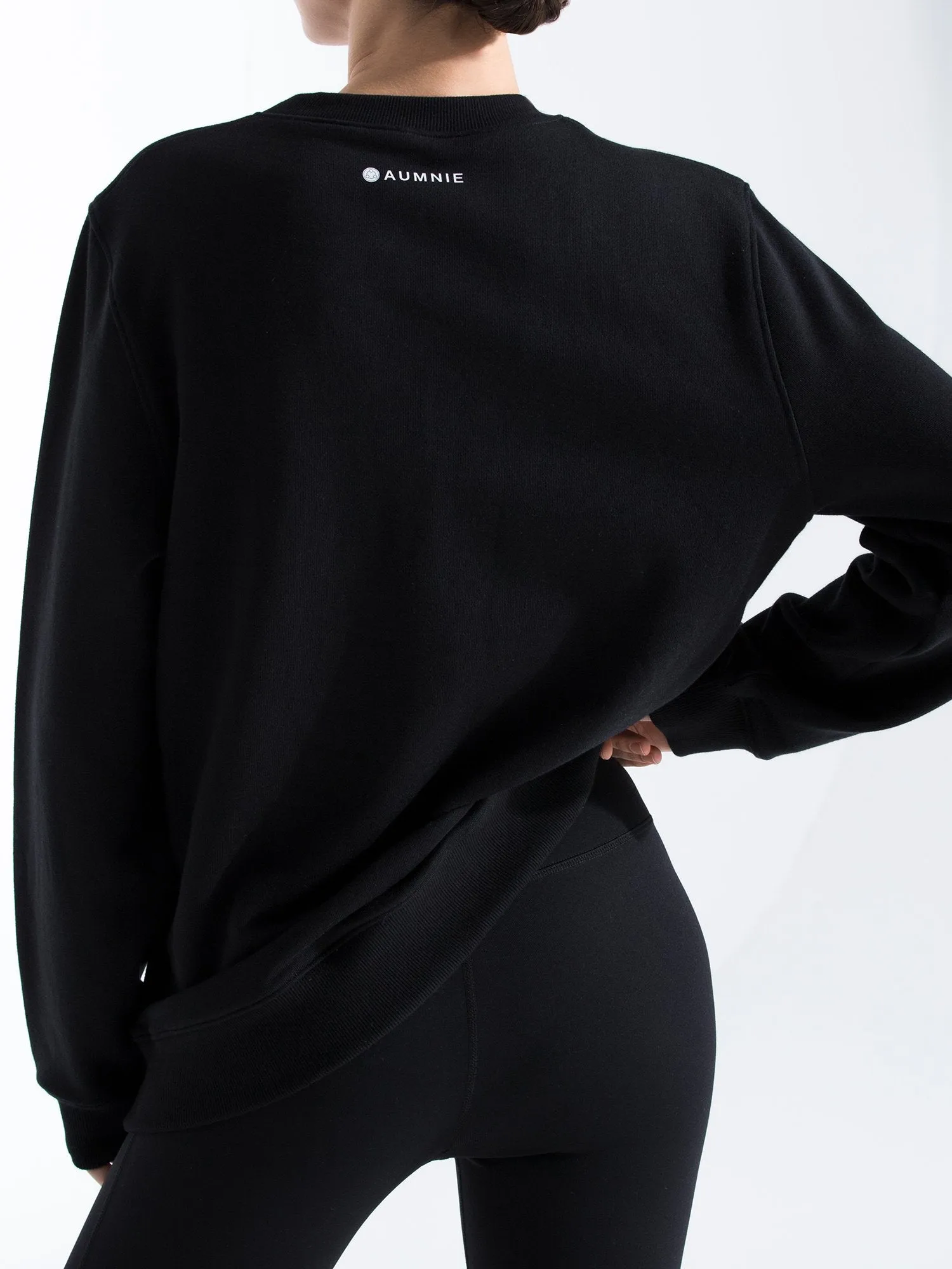 RAINBOW YOGA SWEATSHIRT, BLACK