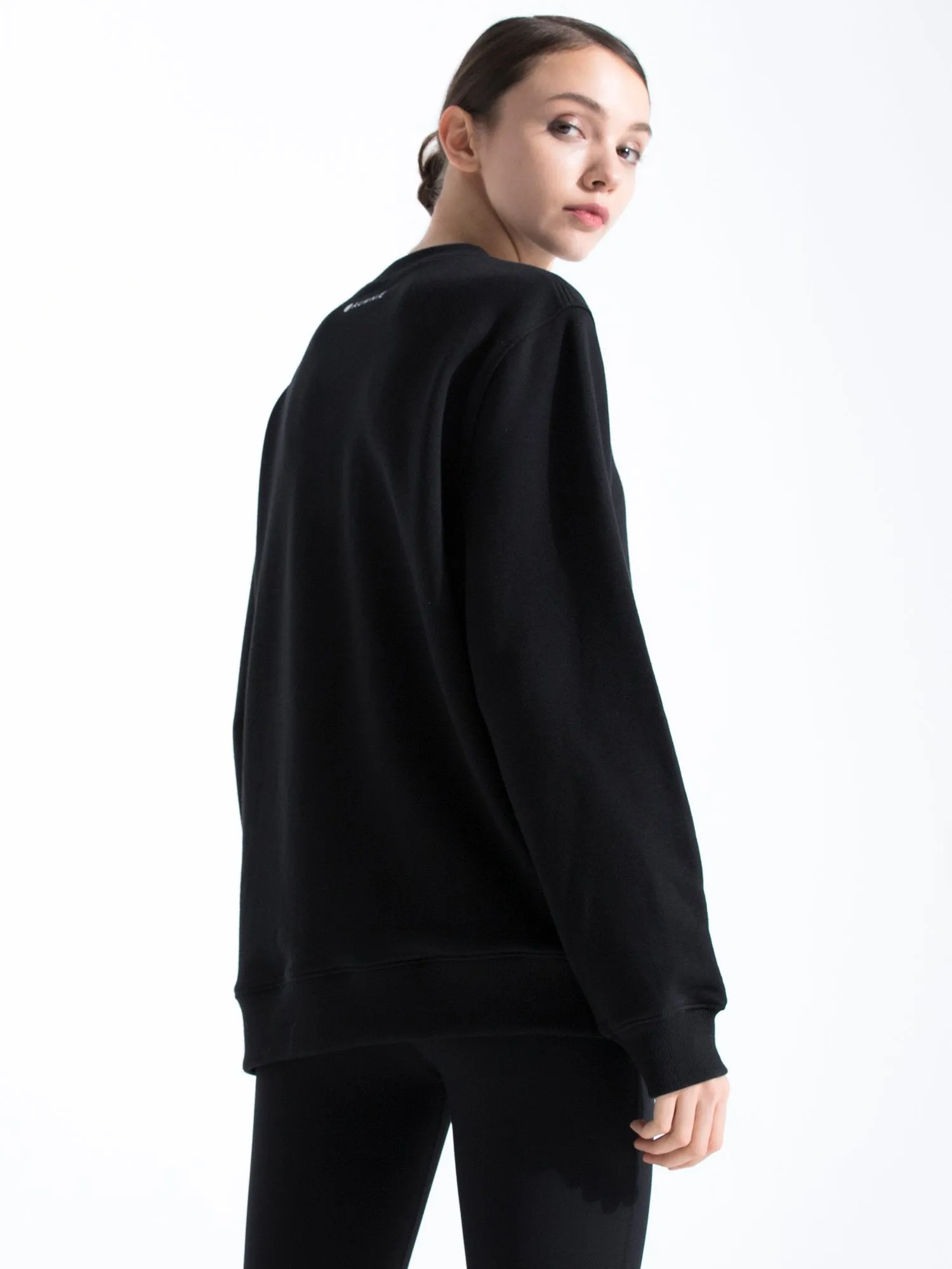 RAINBOW YOGA SWEATSHIRT, BLACK