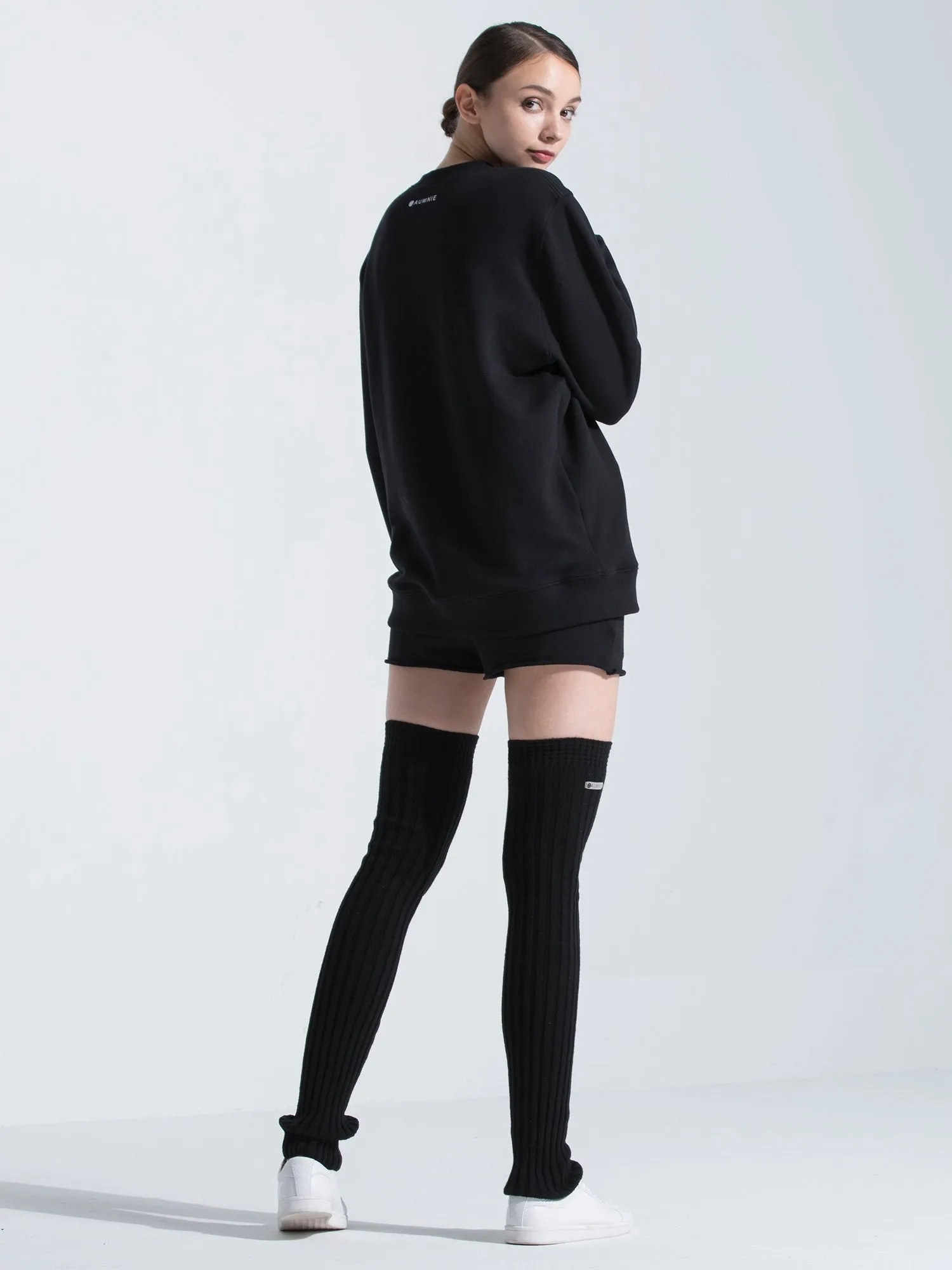 RAINBOW YOGA SWEATSHIRT, BLACK