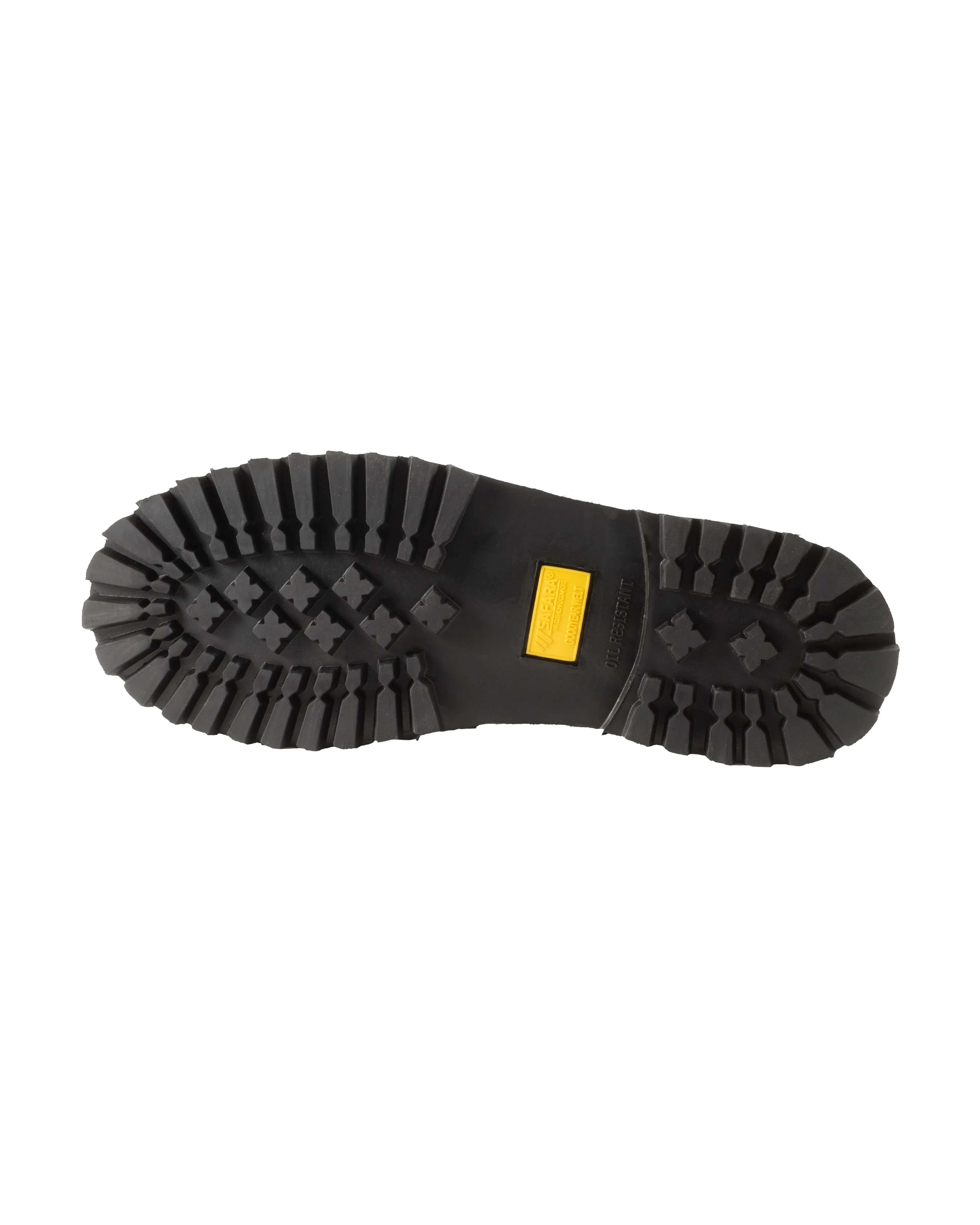 Safara Premium Black Nubuck Steel Toe Water Resistant Work Boots (60200)