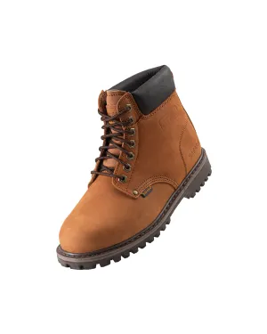 Safara Premium Brown Nubuck Water Resistant Work Boots (61300)