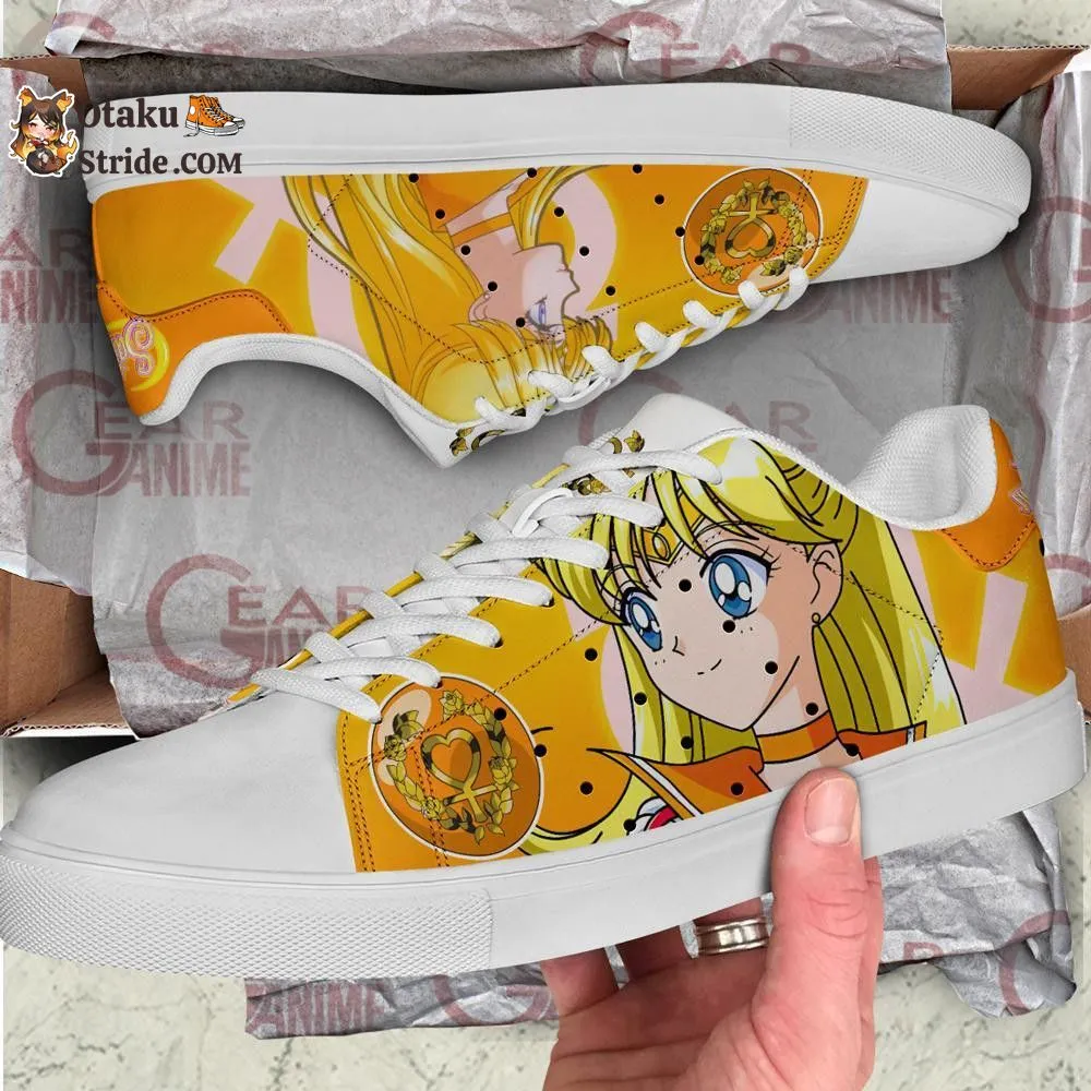 Sailor Venus Skate Shoes Sailor Anime Custom Shoes PN10