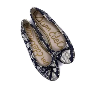 Sam Edelman Felicia Ballet Flat Snake Skin Pattern Size 5