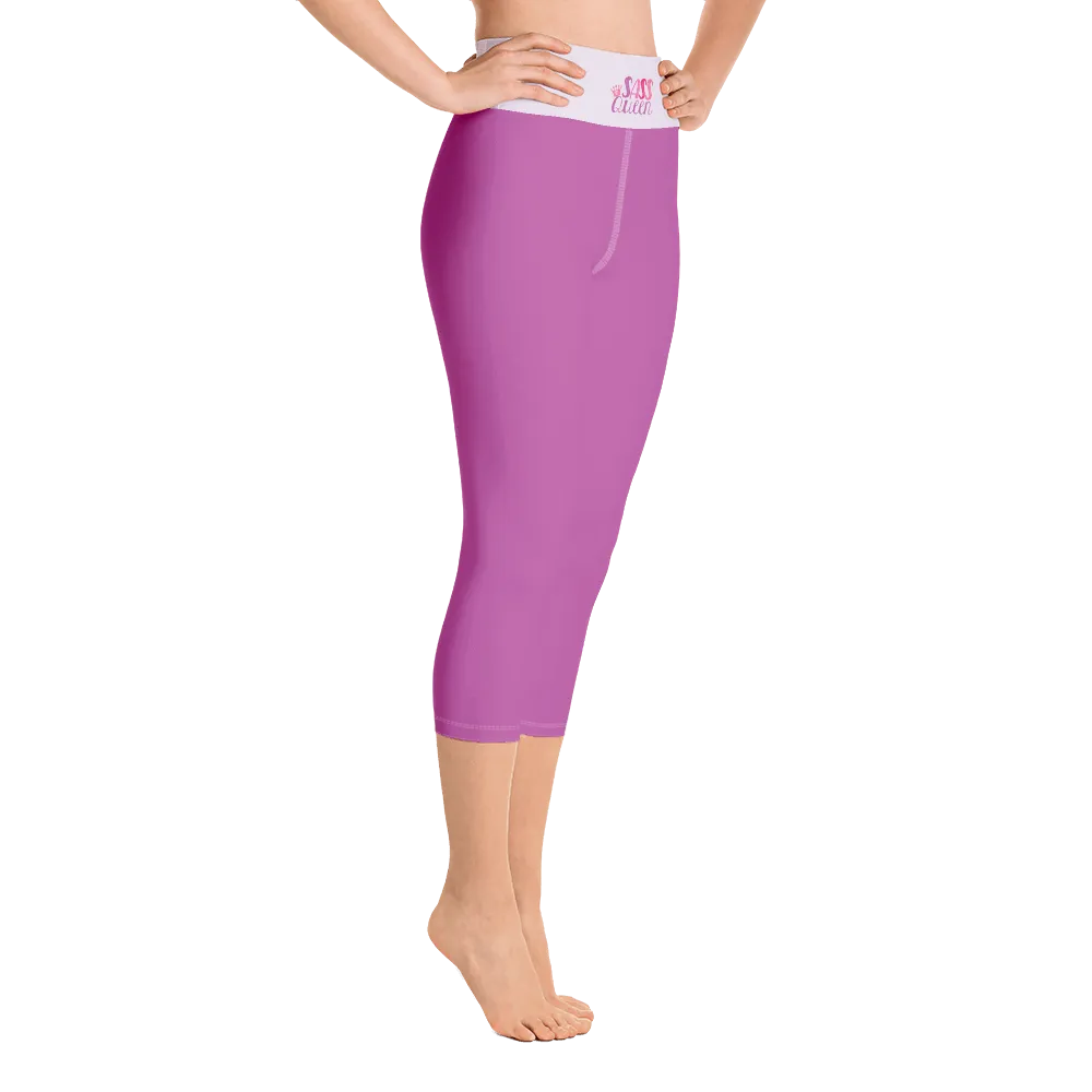 Sass Queen Yoga Capri Leggings