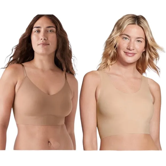 Set of 2 NWT True &amp; Co Lift Full Cup Adjustable Strap and Wide Strap Scoop Sz S