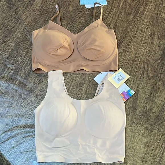 Set of 2 NWT True &amp; Co Lift Full Cup Adjustable Strap and Wide Strap Scoop Sz S