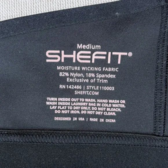 SHEFIT Flex Sports Bra sz M / Medium * Tennis Cycling Barre Bra No Wire Athletic