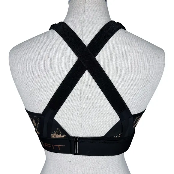 SHEFIT Flex Sports Bra sz M / Medium * Tennis Cycling Barre Bra No Wire Athletic
