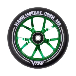 Slamm Scooter 110mm V-Ten II Scooter Wheels - Green