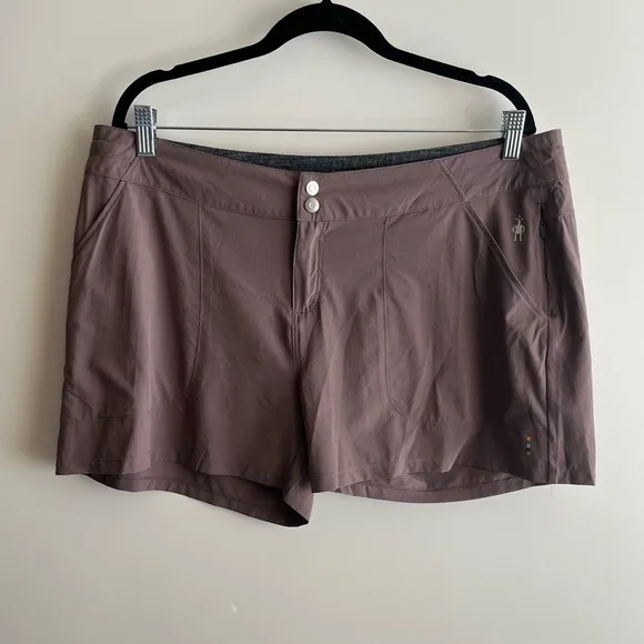 Smartwool Womens Hike Shorts Purple XL
