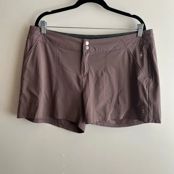 Smartwool Womens Hike Shorts Purple XL