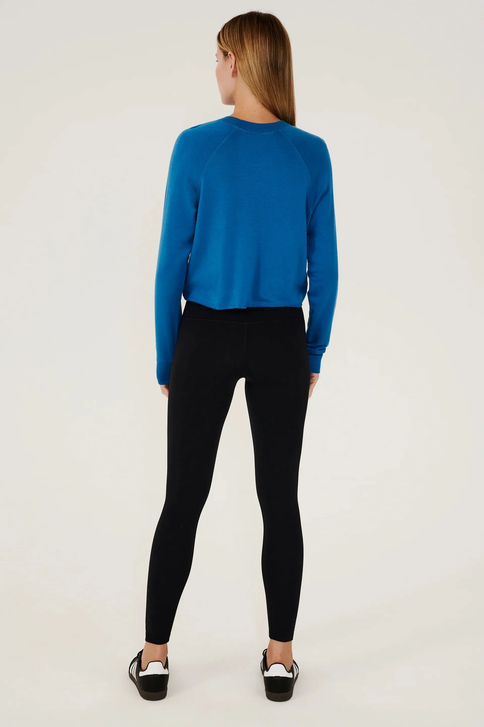 Splits59 Warm Up Crop Fleece Sweatshirt