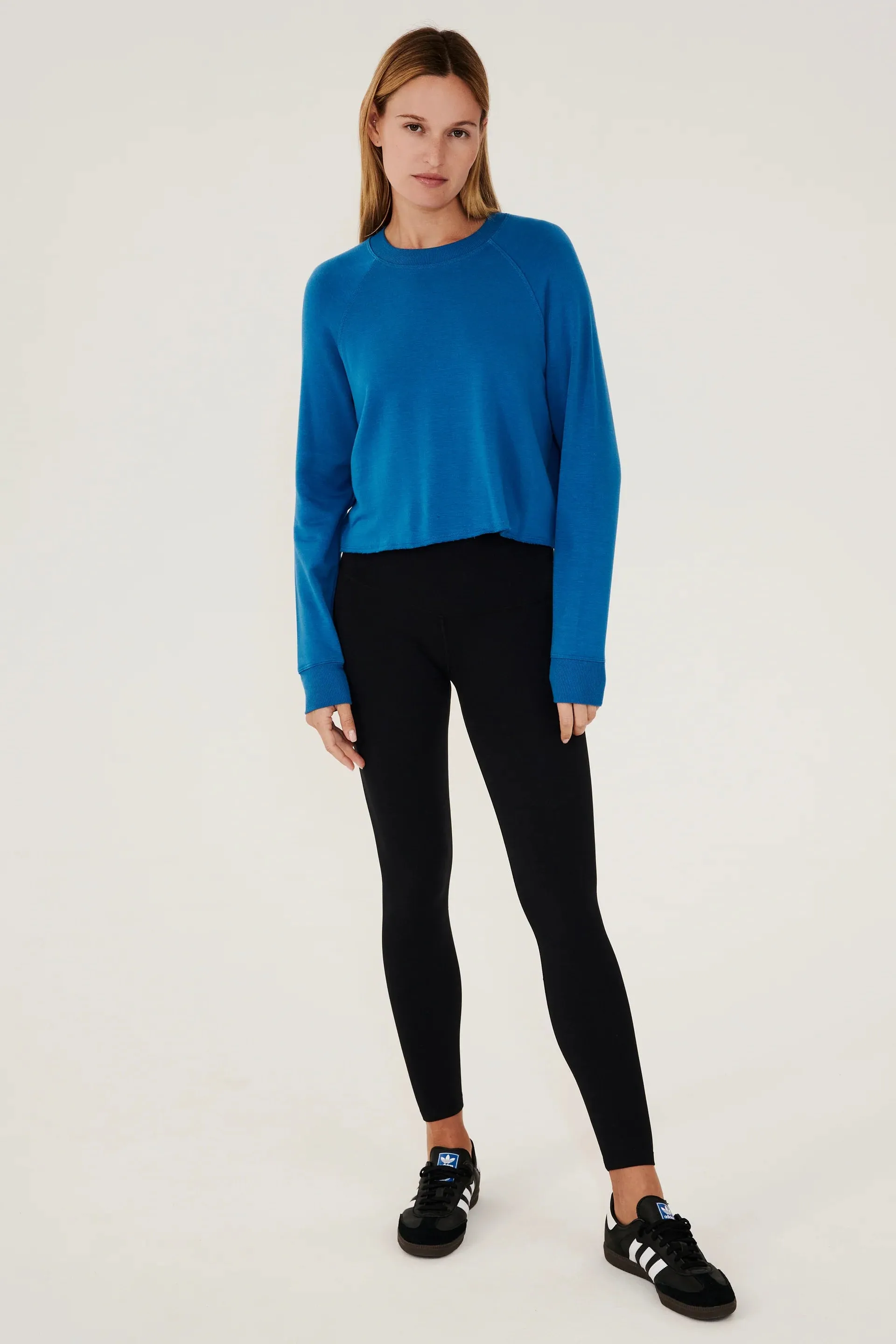 Splits59 Warm Up Crop Fleece Sweatshirt