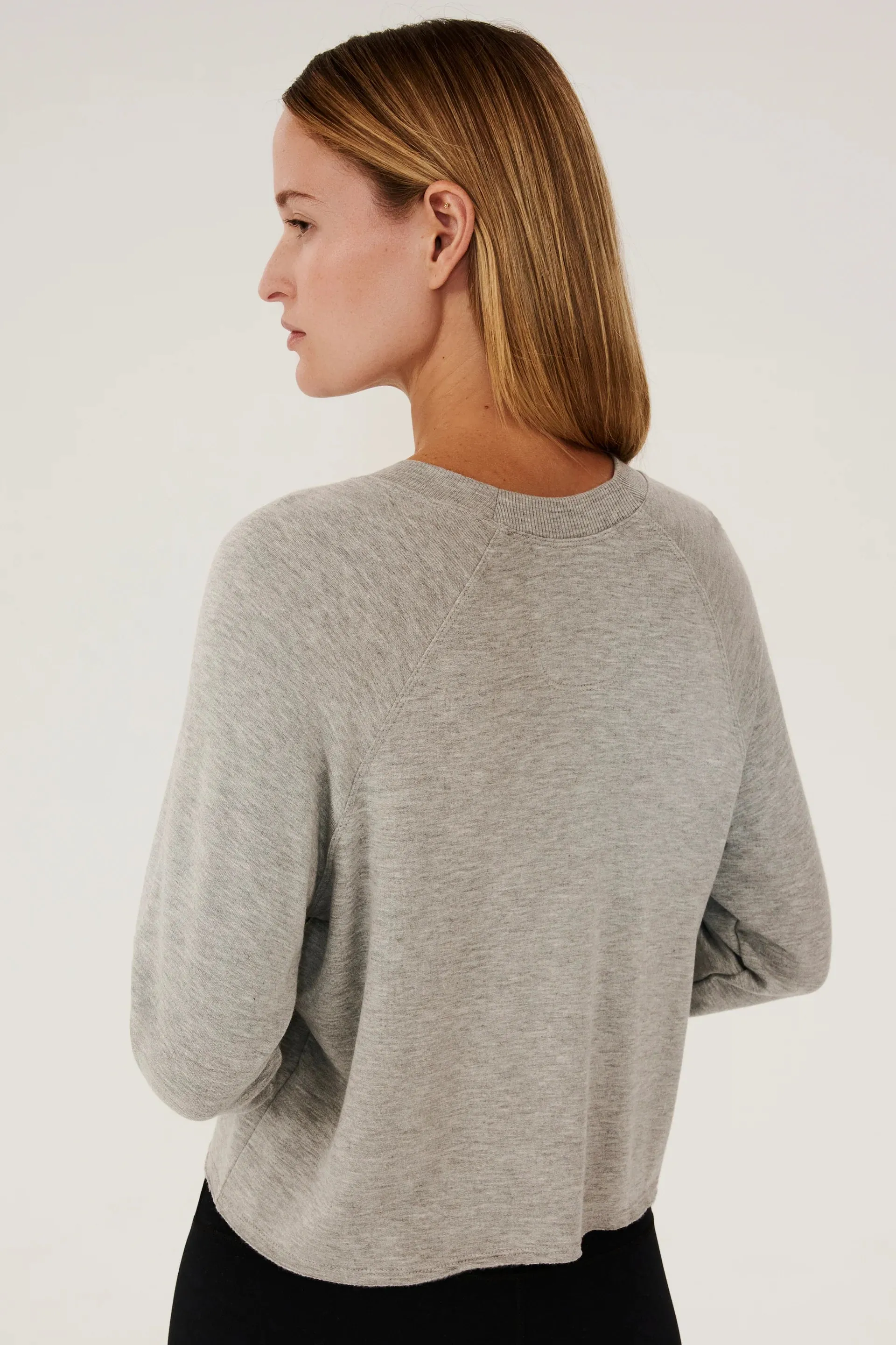 Splits59 Warm Up Crop Fleece Sweatshirt