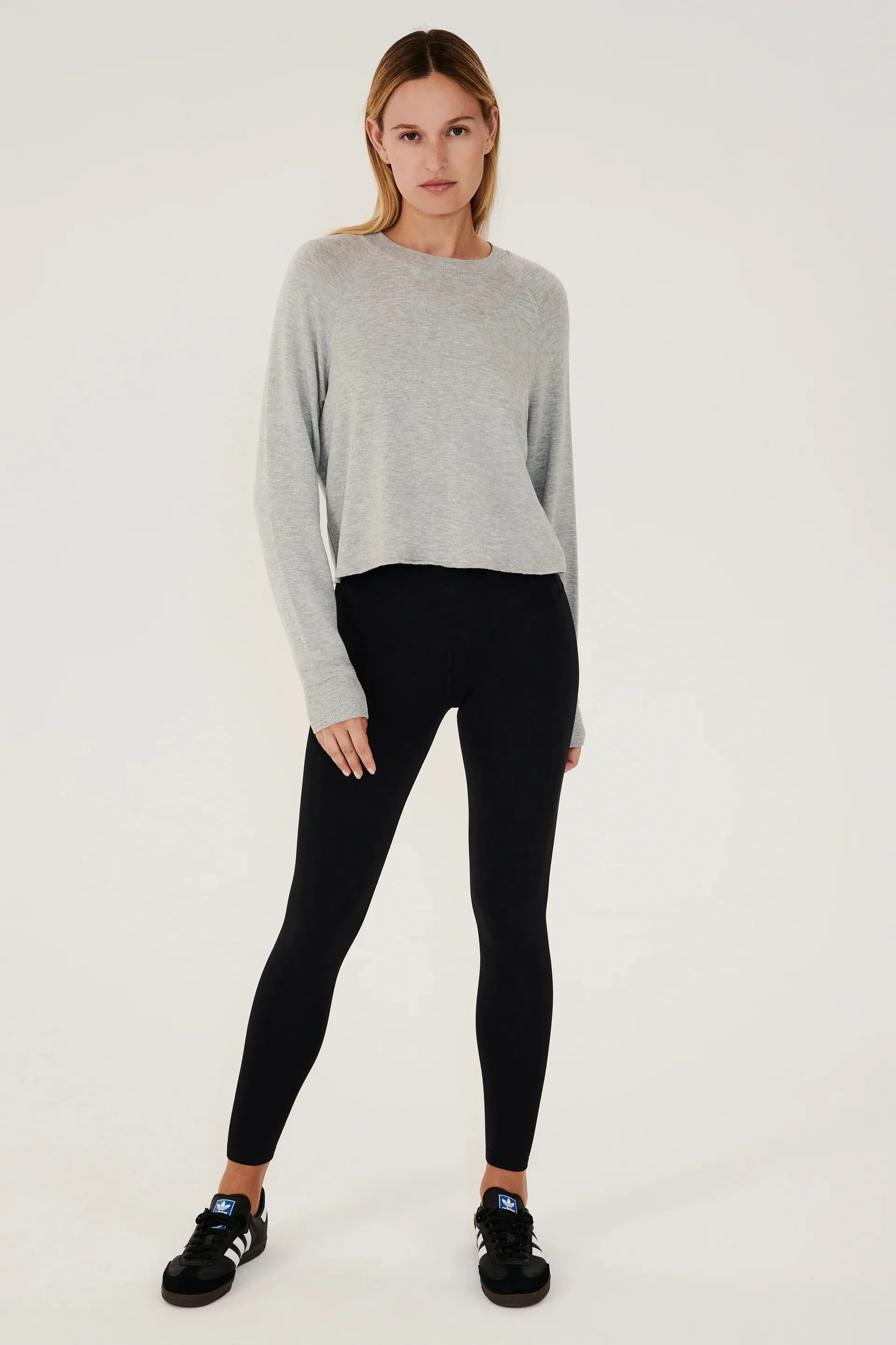 Splits59 Warm Up Crop Fleece Sweatshirt