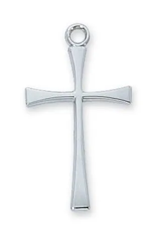 Sterling Silver Cross 1" with chain