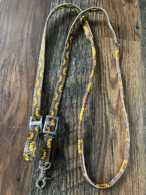 Sunflower Rolled Nylon Contest Reins