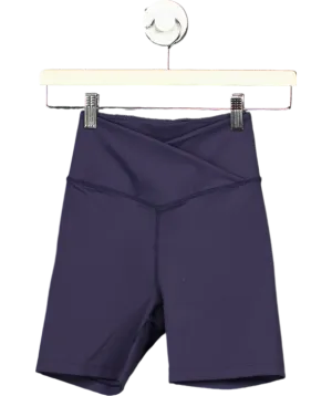 TALA Blue Dayflex Wrap High Waisted Cycling Shorts UK XS