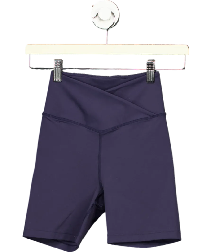TALA Blue Dayflex Wrap High Waisted Cycling Shorts UK XS