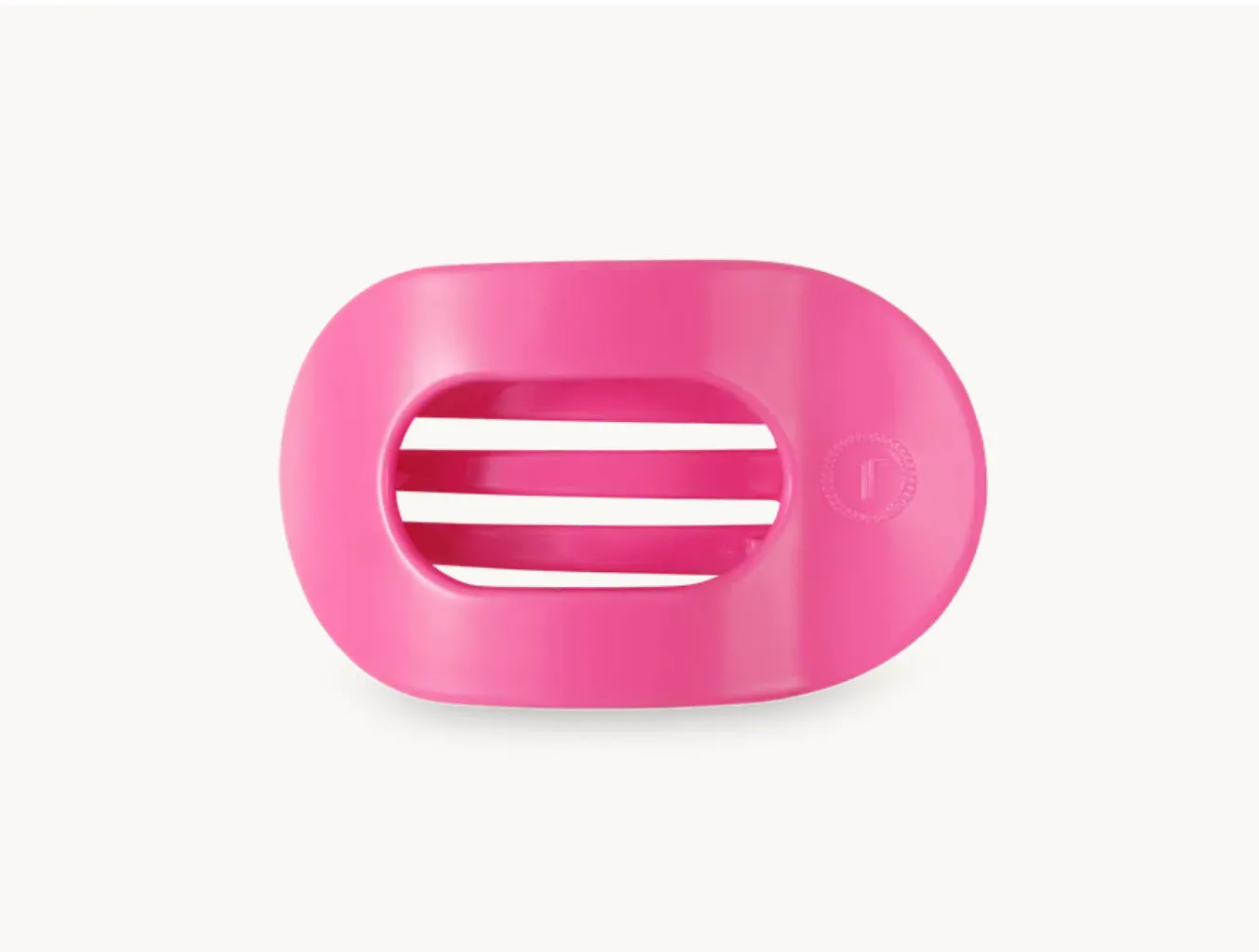 Teleties Flat Round Hair Clip Small