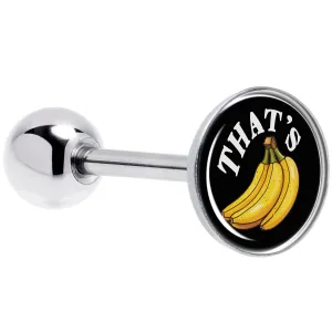 That is Bananas Barbell Tongue Ring