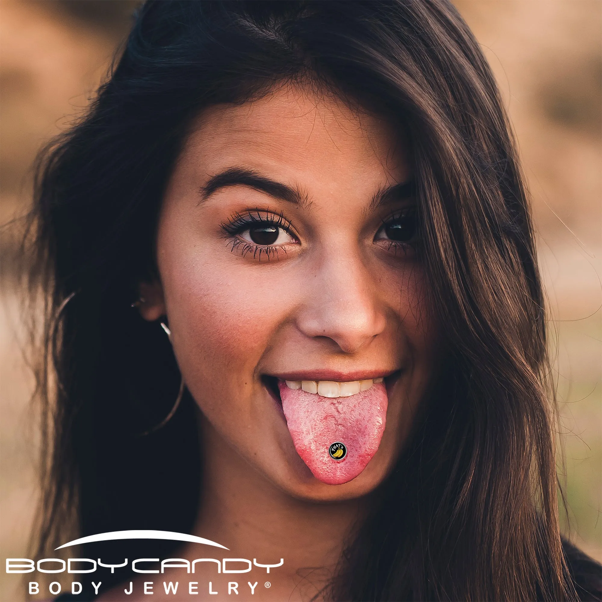 That is Bananas Barbell Tongue Ring