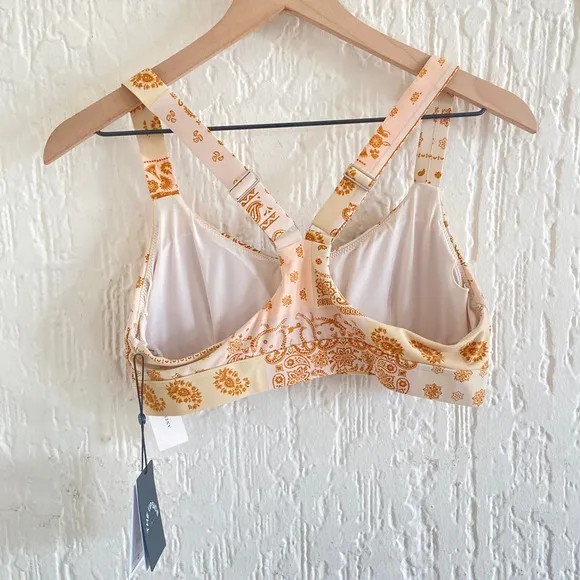 The Upside by Anthropologie Carmen Bandana Yoga Sports Bra Top Size Large
