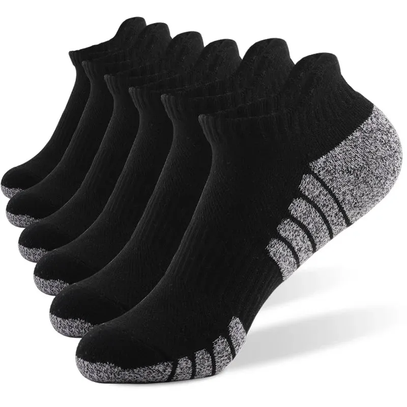 Thickened Towel Bottom Running Socks - 3 Pairs