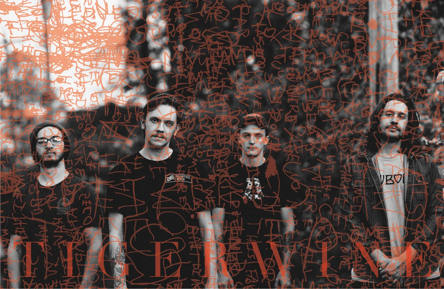 Tigerwine "Die With Your Tongue Out" Poster