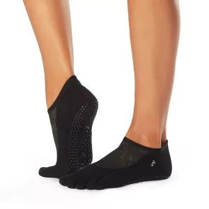 TOESOX Grip Full Toe Luna - Black Shine