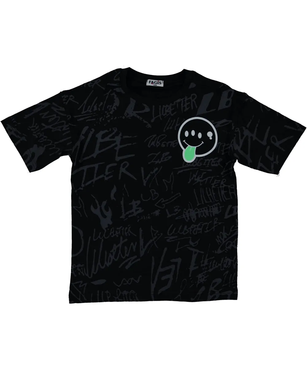Tongue out T-Shirt - Black