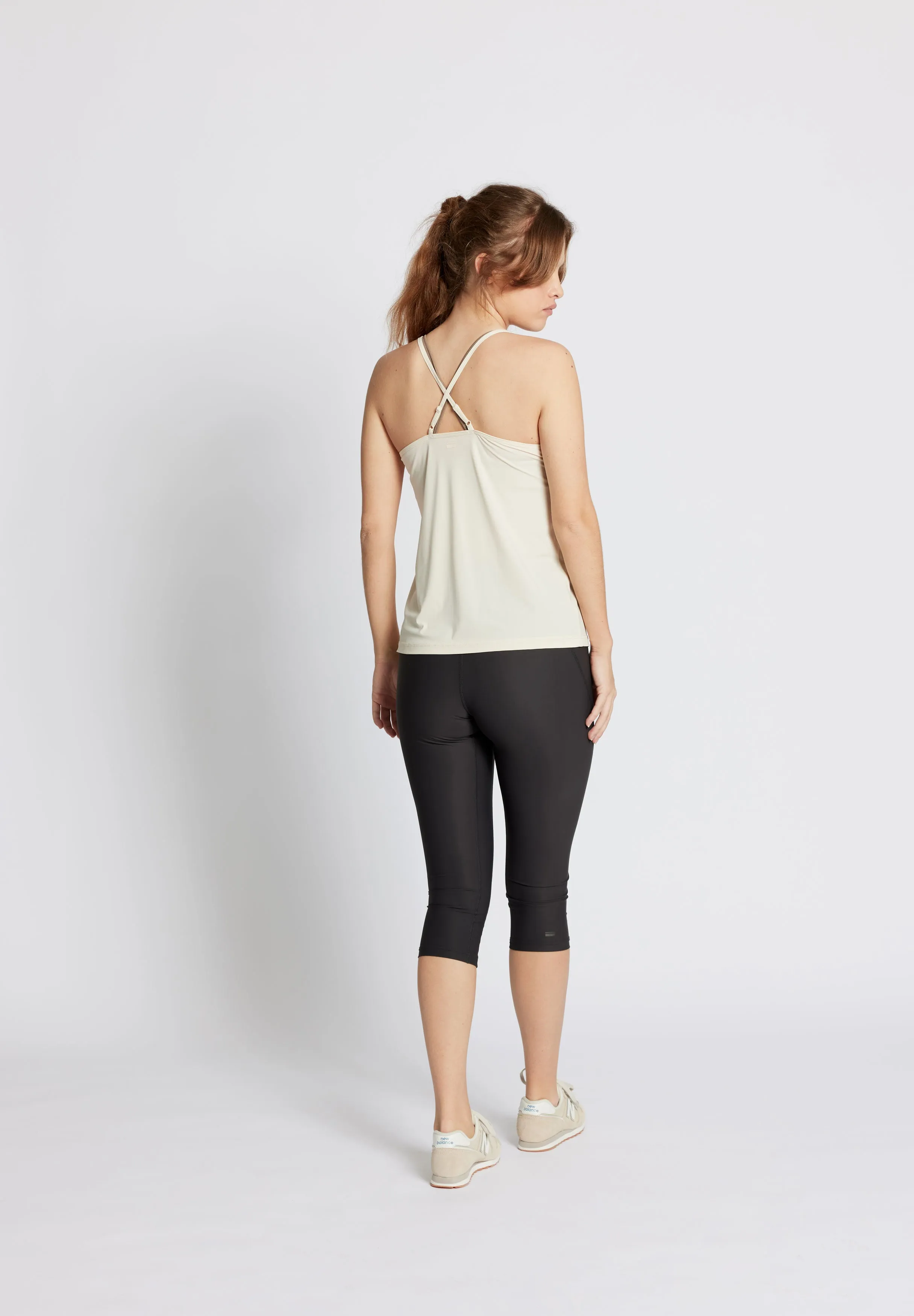 Top Crossed Back Ann - sand