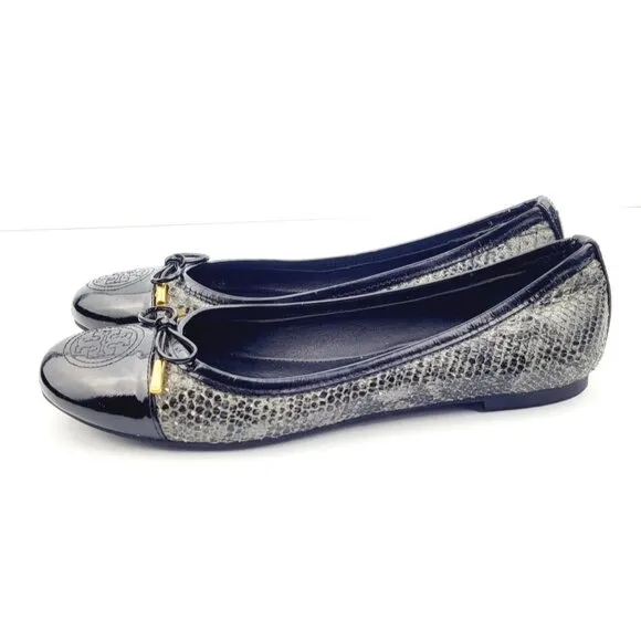 Tory Burch‎ Black Verbena - Size 8.5