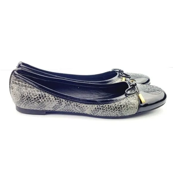 Tory Burch‎ Black Verbena - Size 8.5