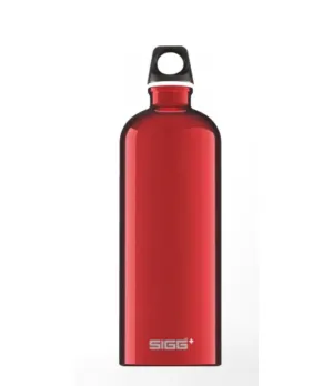 TRAVELLER RED 1.0L WATER BOTTLE