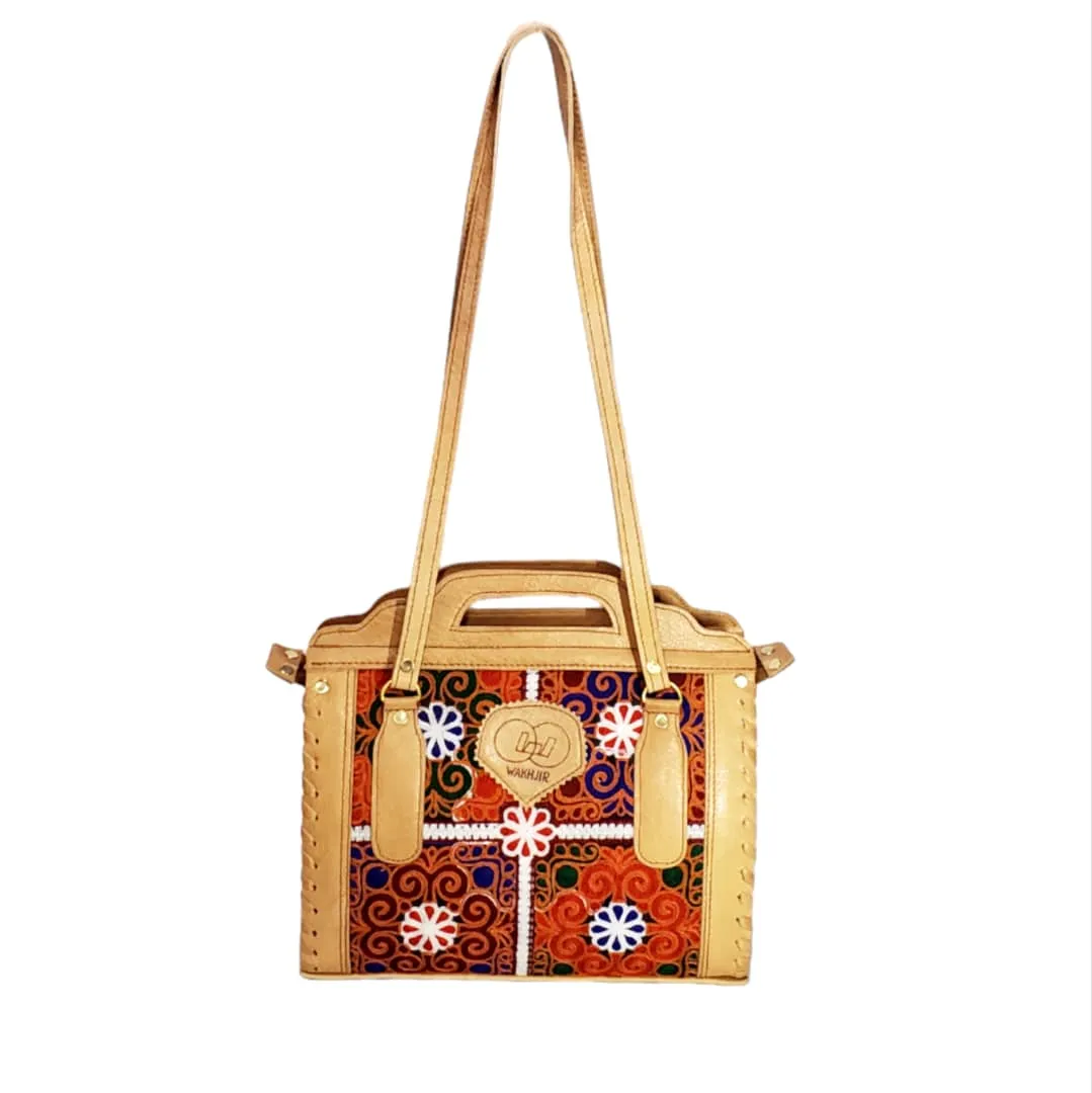 Trendy Matching Tote Bag and Clutch | Complete Your Look with Ballet Shoes Nk-206