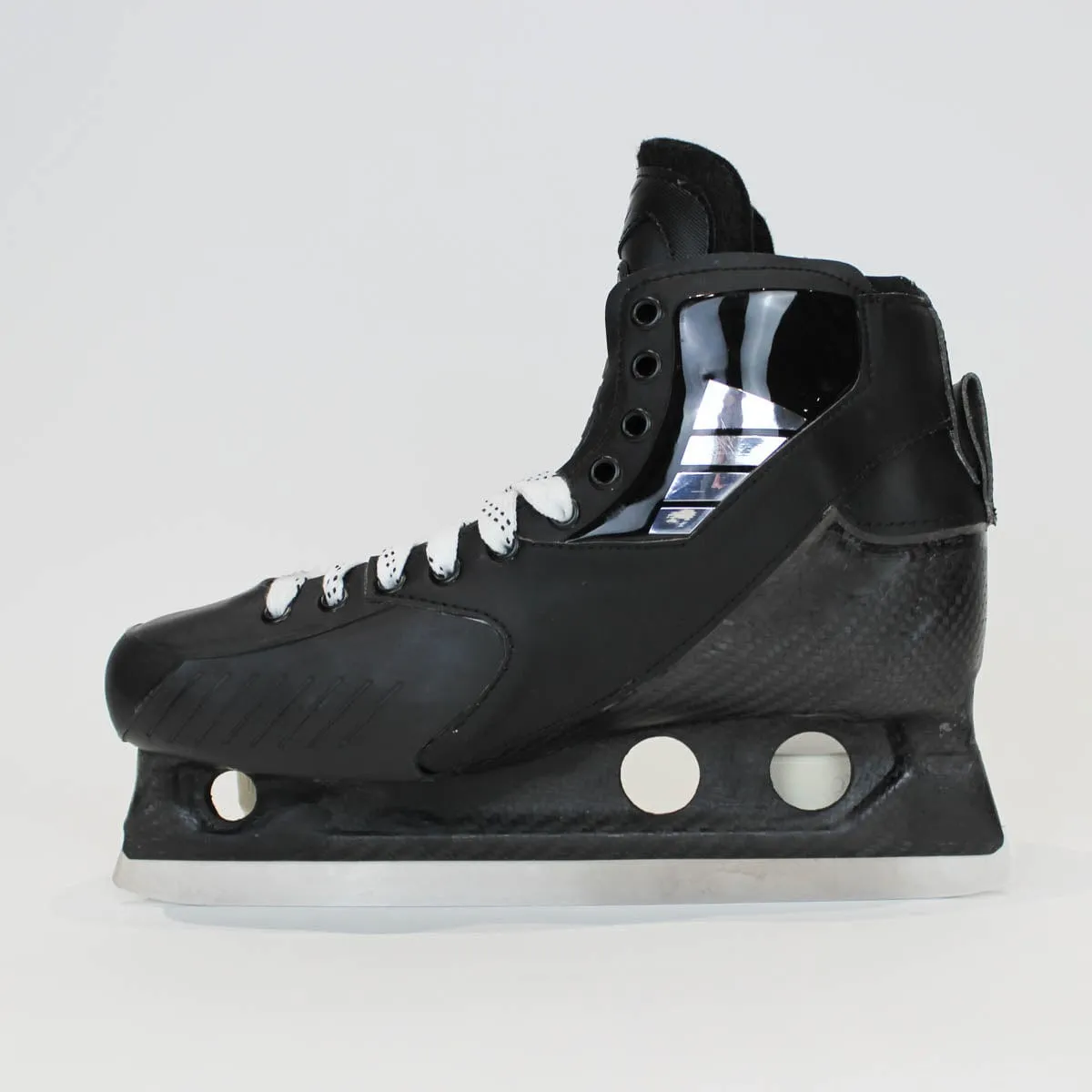 TRUE Senior One Piece Goalie Skates - Pro Stock - Beige Liner - Size 11